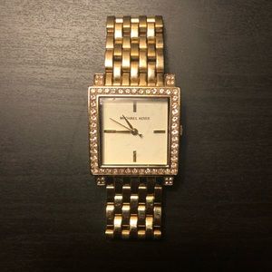 Michael Kors gold Square face watch